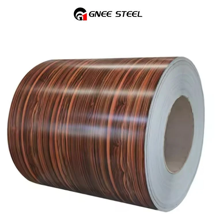 Wood Grain Steel Prepainted Ppgi Steel Coil